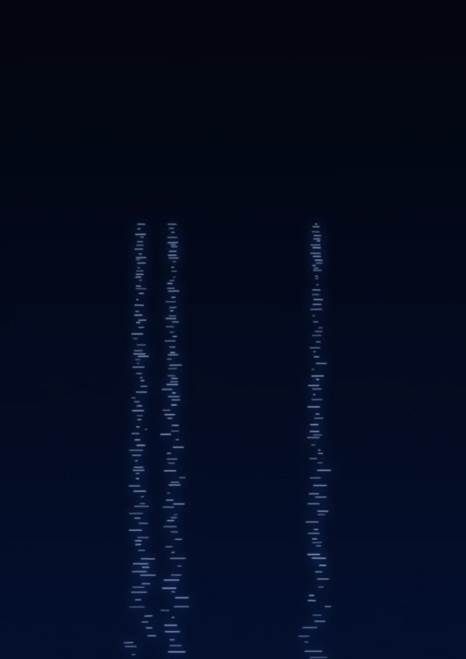 夜の光の筋