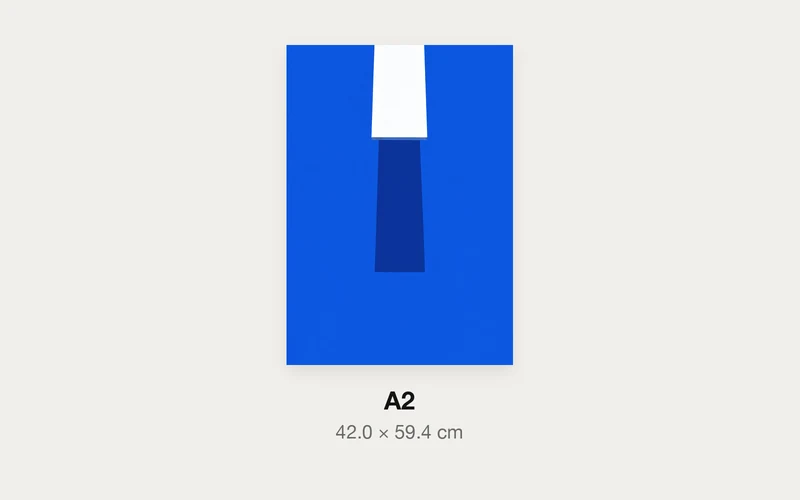 ジャンプ台のA3とA2の大きさの比較